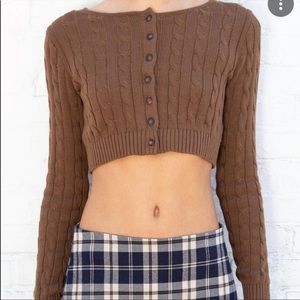 Brandy Melville Brown Cardigan never worn